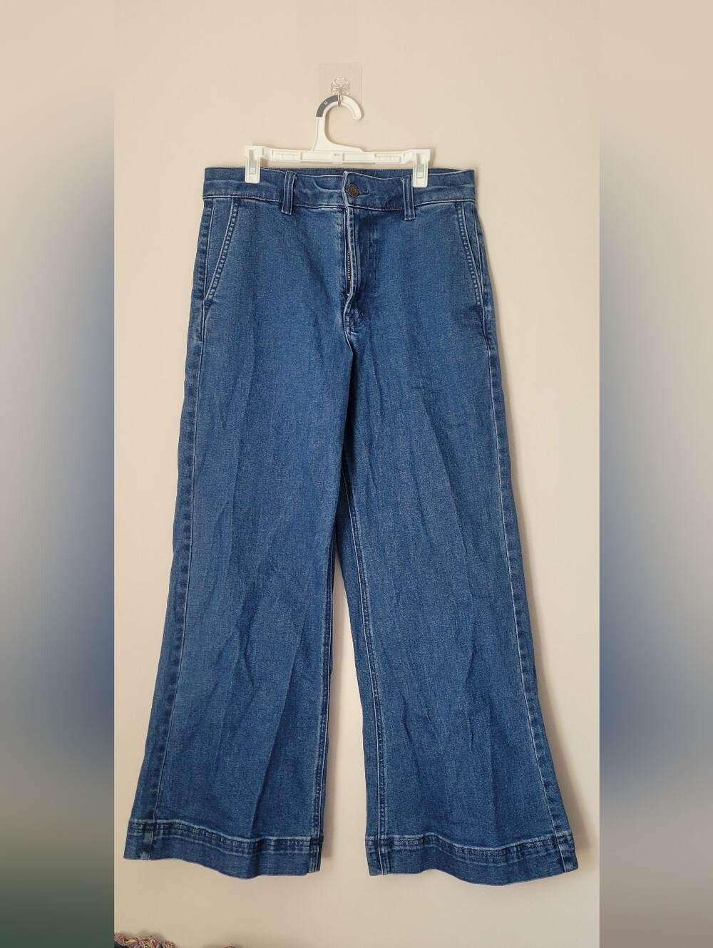 Banana Republic Wide Leg Blue Jeans
